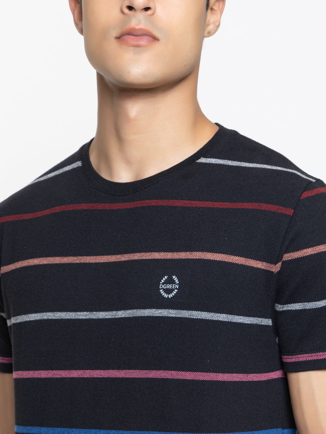Pique Stripe Tee