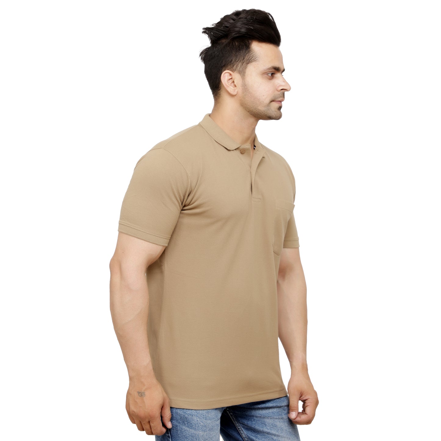 SOLID POCKET POLO REGULAR FIT