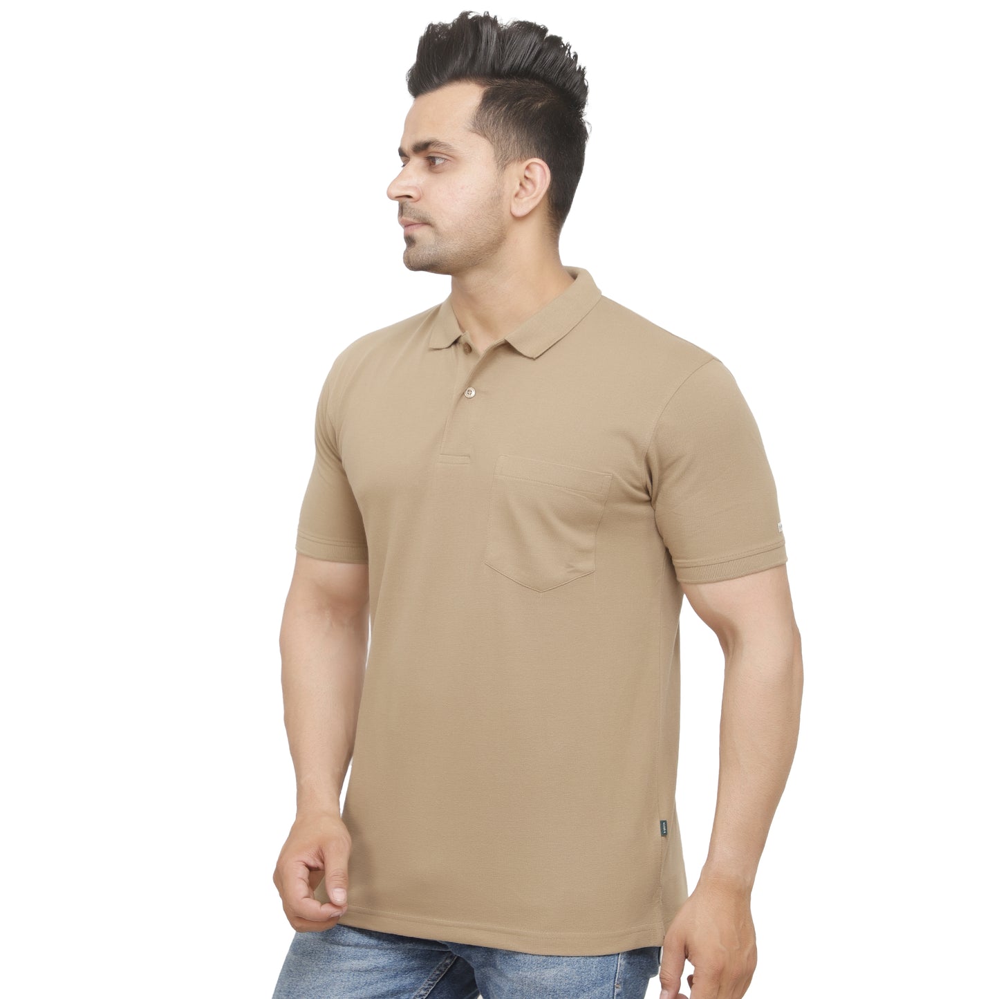 SOLID POCKET POLO REGULAR FIT