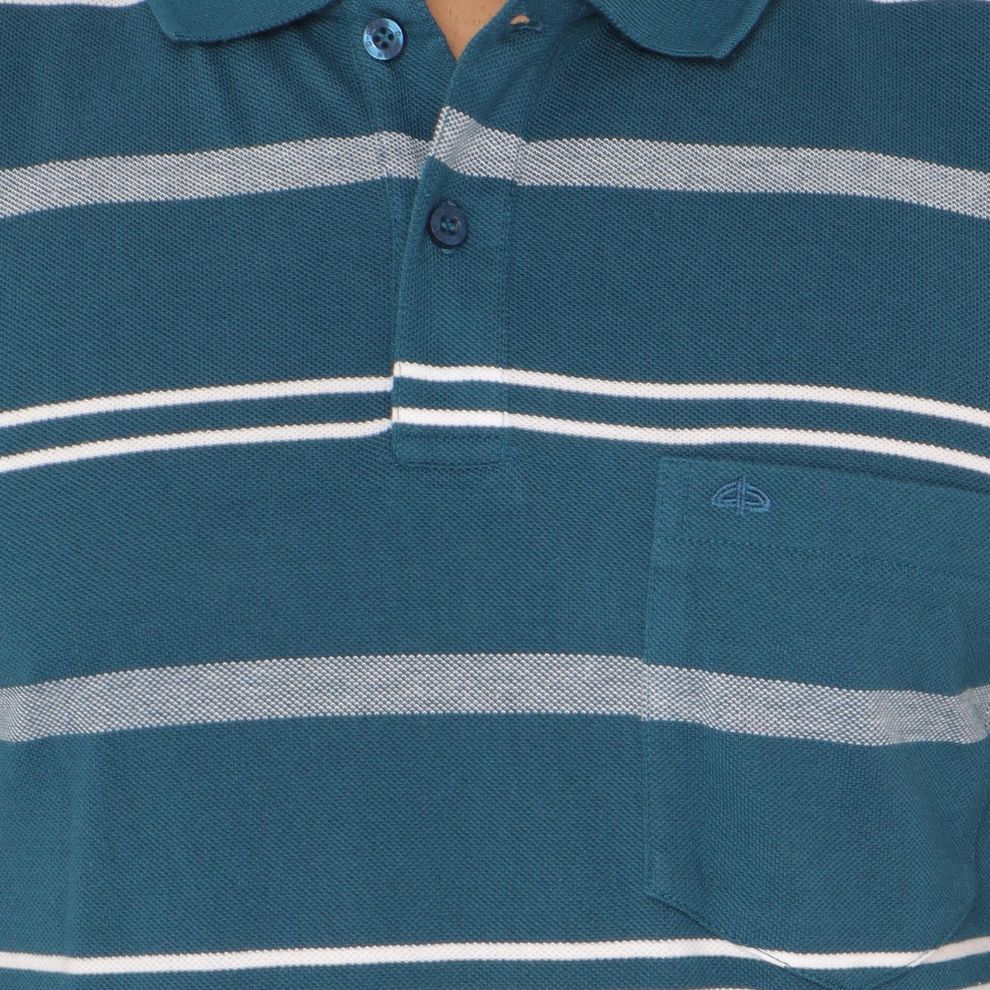 Long Sleeve Stripe Polo