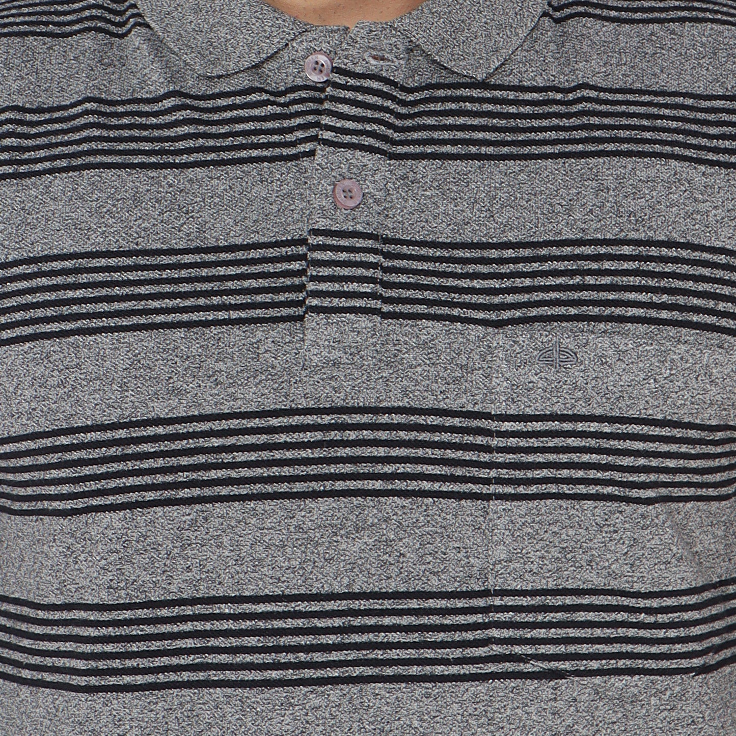 Long Sleeve Stripe Polo