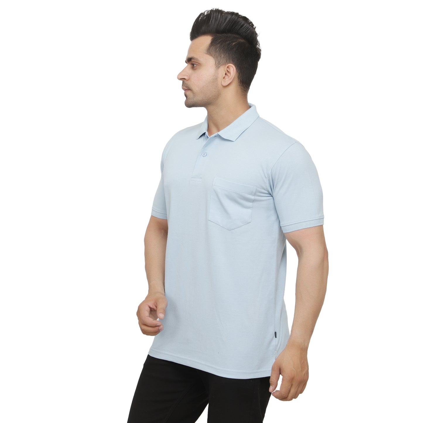 SOLID POCKET POLO REGULAR FIT