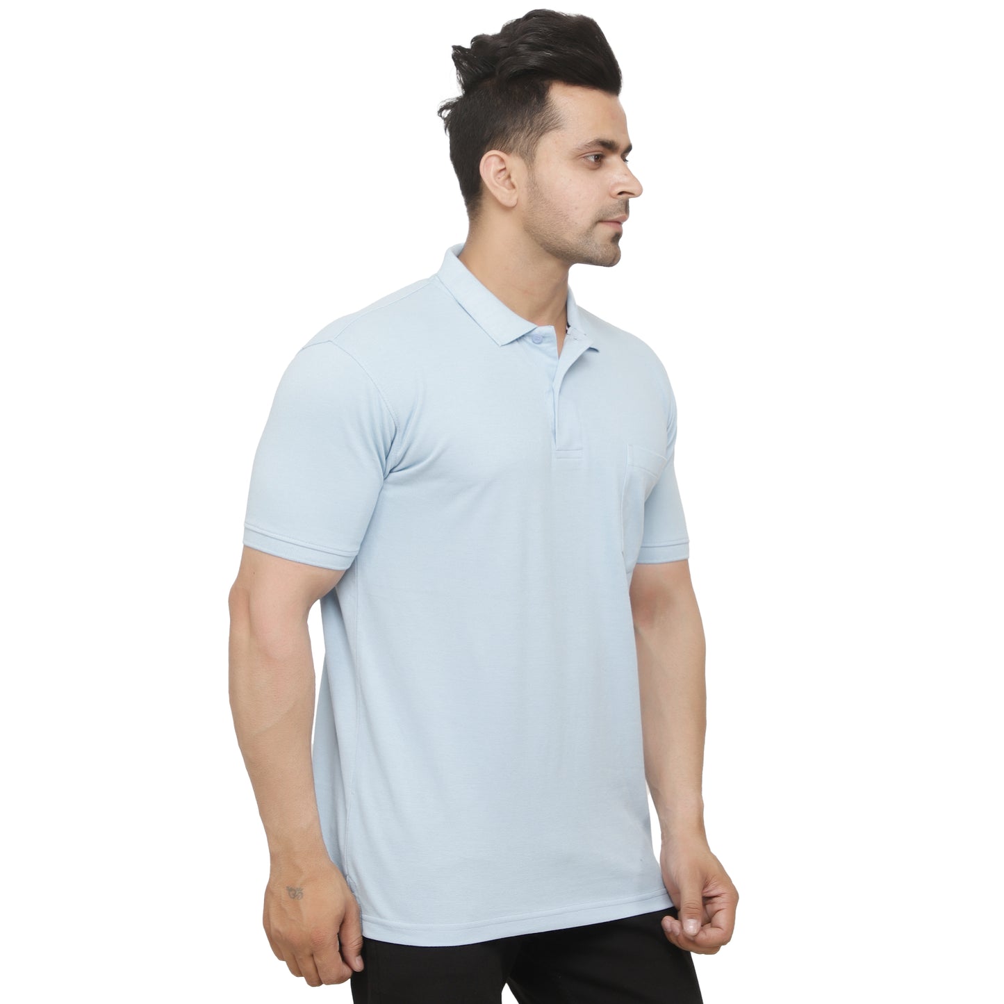SOLID POCKET POLO REGULAR FIT
