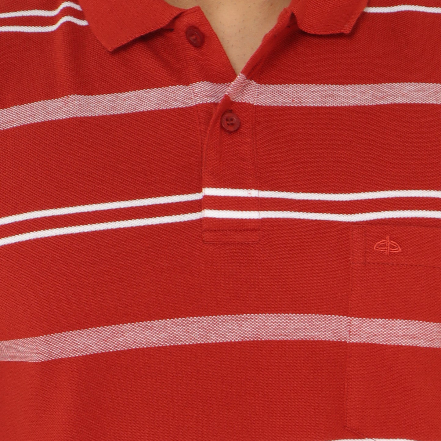 Long Sleeve Stripe Polo