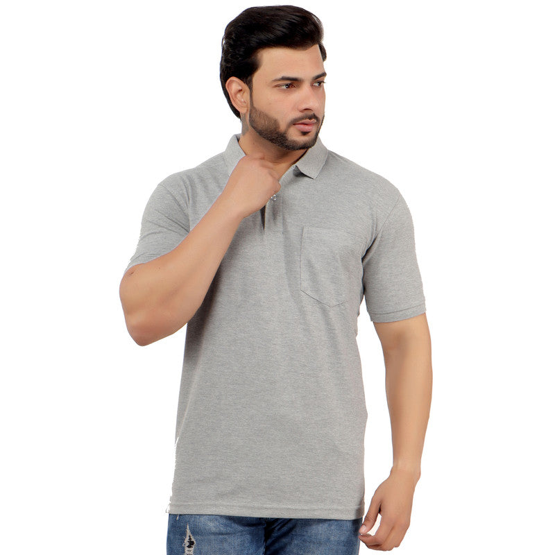 SOLID POCKET POLO REGULAR FIT