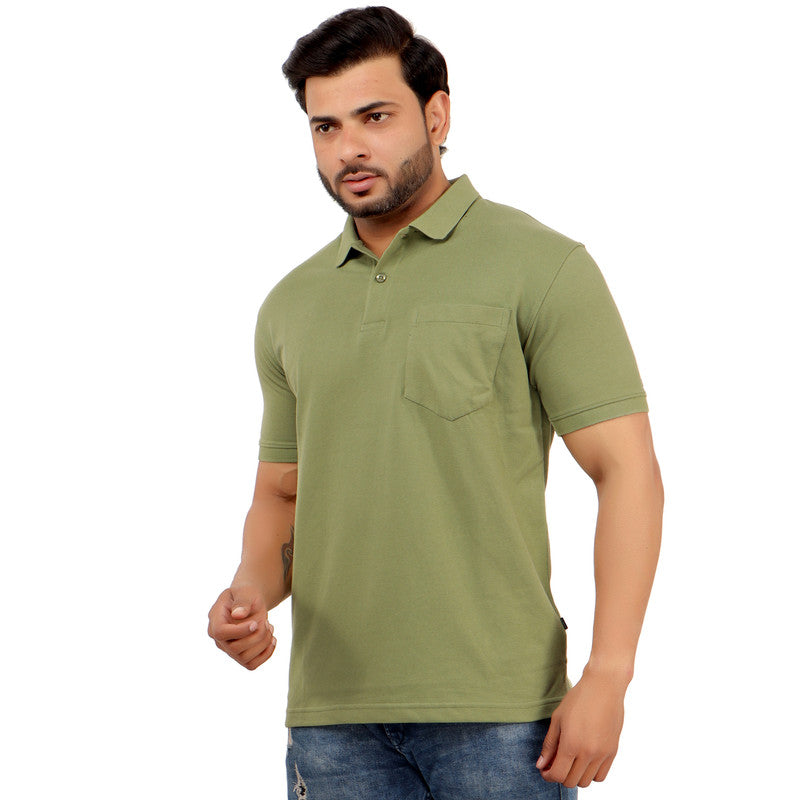SOLID POCKET POLO REGULAR FIT