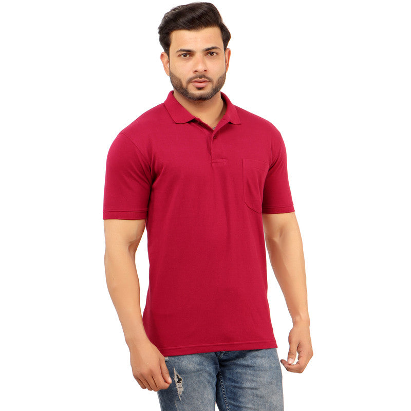 SOLID POCKET POLO REGULAR FIT