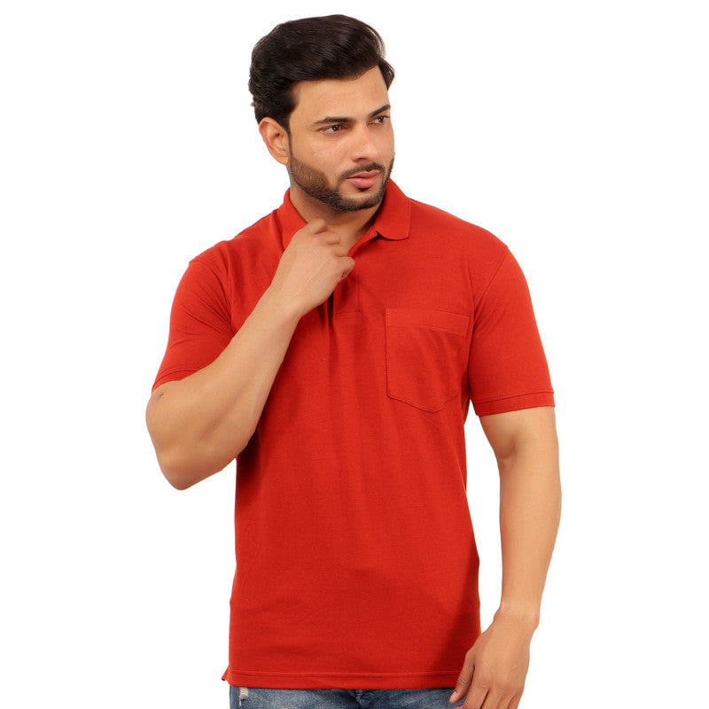 SOLID POCKET POLO REGULAR FIT