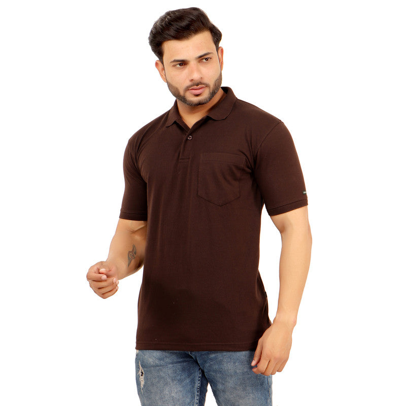 SOLID POCKET POLO REGULAR FIT