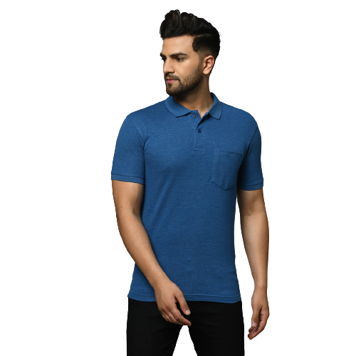 SOLID POCKET POLO REGULAR FIT