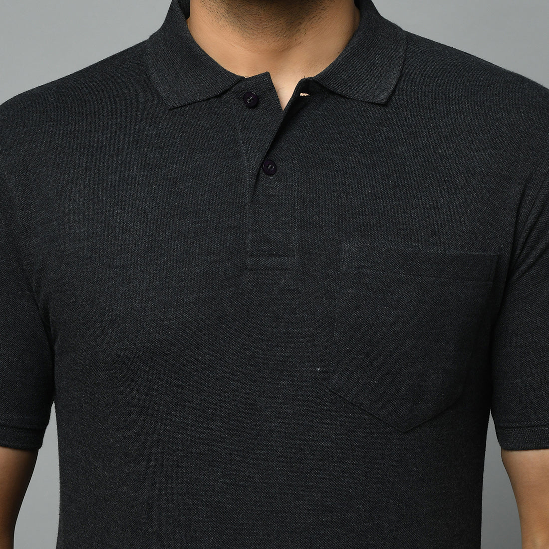 SOLID PIQUE POCKET POLO REGULAR FIT