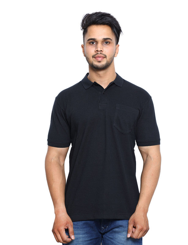 SOLID POCKET POLO REGULAR FIT