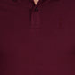 SOLID SELF LOGO PIQUE POLO