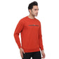 Regular Fit Printed Fleece Sweatshirt