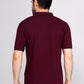 SOLID SELF LOGO PIQUE POLO