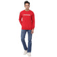 Regular Fit Printed Fleece Sweatshirt