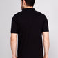 SOLID SELF LOGO PIQUE POLO