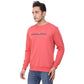 Regular Fit Printed Fleece Sweatshirt