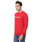 Regular Fit Printed Fleece Sweatshirt