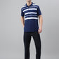 Pique Stripe Regular Fit Pocket Polo