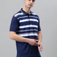Pique Stripe Regular Fit Pocket Polo