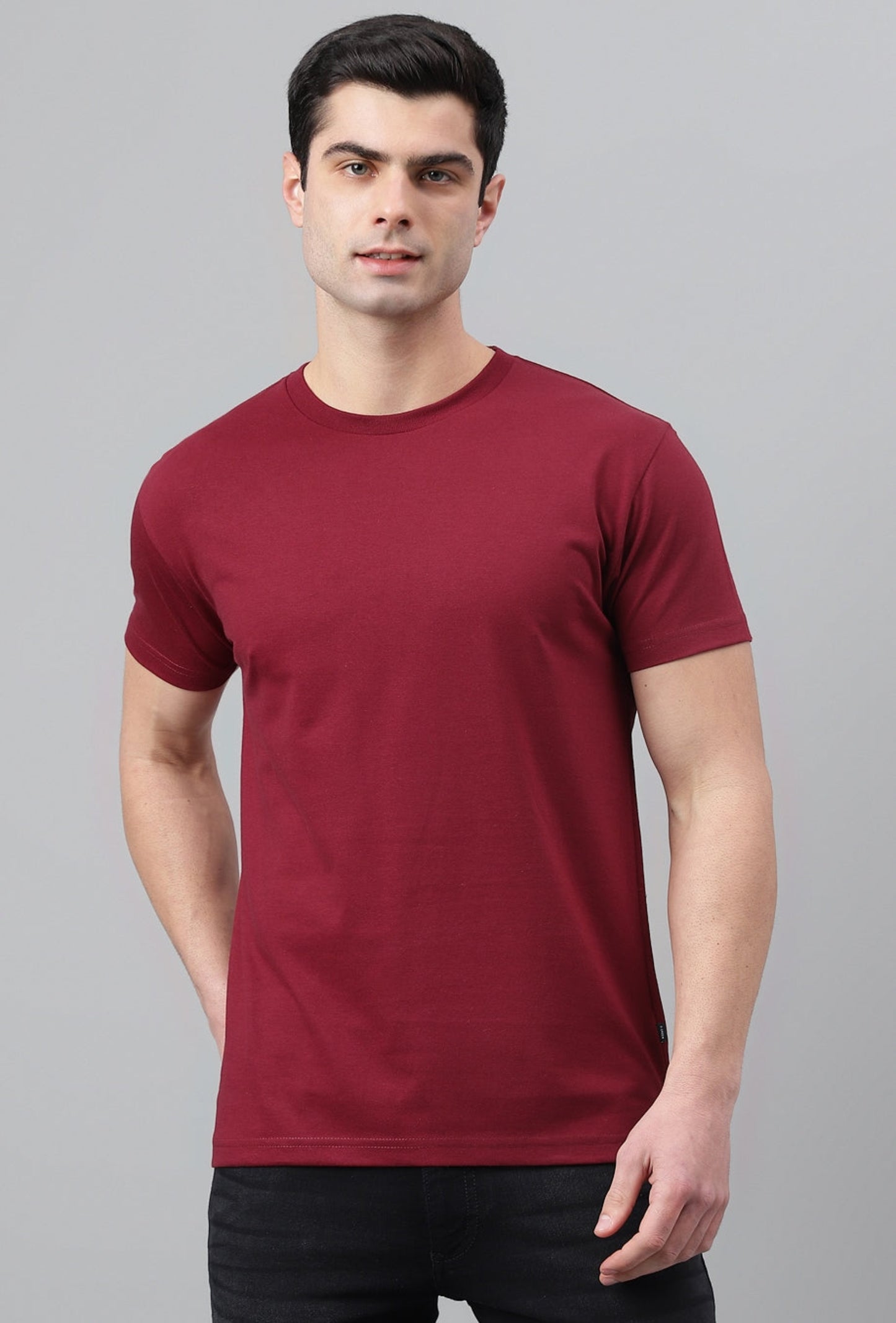 Classic Round Neck Jersey Tee