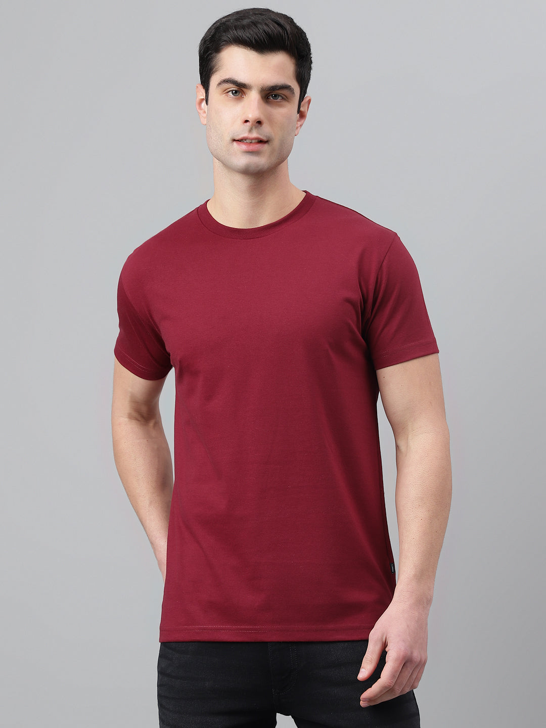 Classic Round Neck Jersey Tee