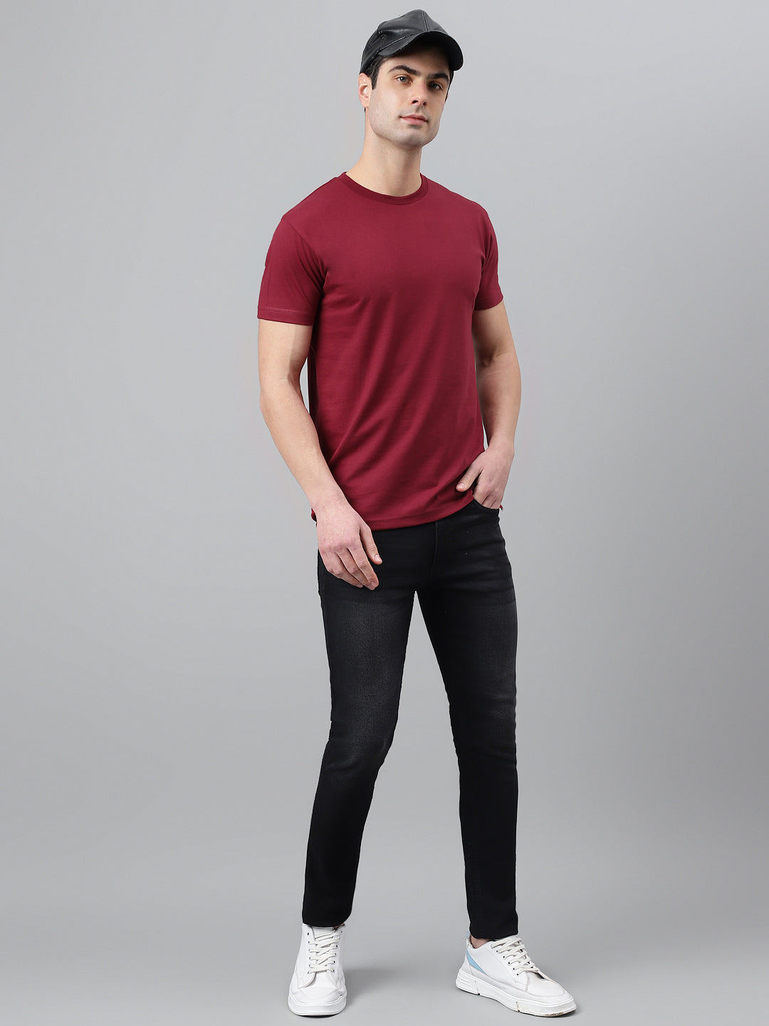 Classic Round Neck Jersey Tee