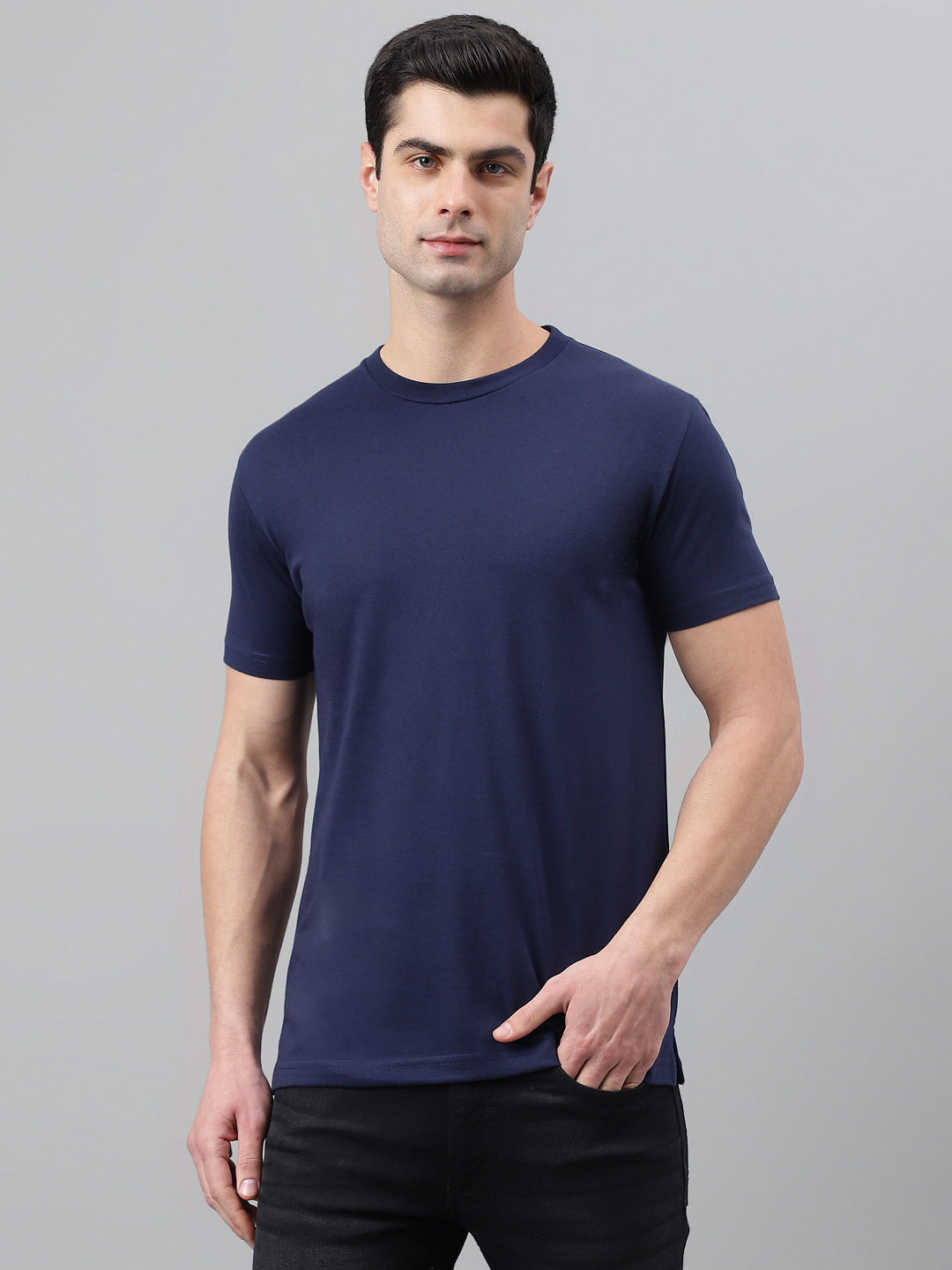 Classic Round Neck Jersey Tee