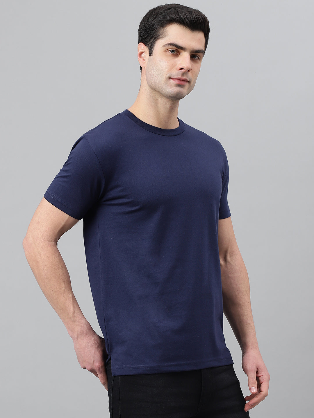 Classic Round Neck Jersey Tee