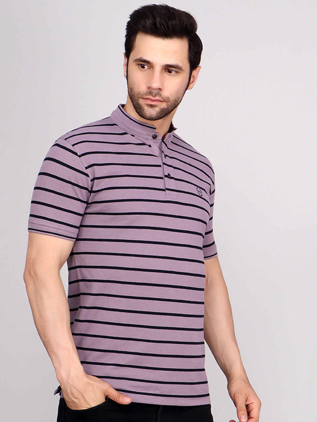 Stand Up Collar Pique Smart Fit Polo