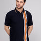 Vertical Stripe Pique Smart Fit Polo