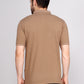 SOLID SELF LOGO PIQUE POLO
