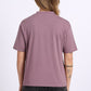 Oversized Cotton Lycra Tee Lilac