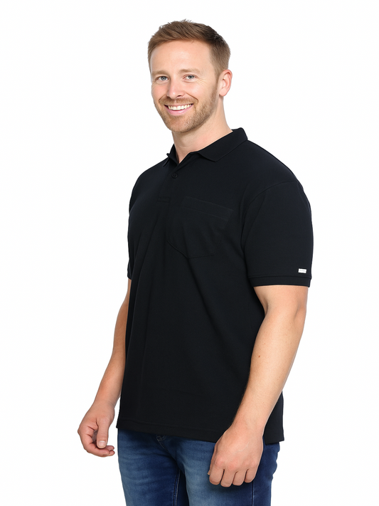 SOLID POCKET POLO REGULAR FIT