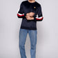 ROUND NECK VELVET SWEATSHIRT