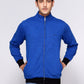 FULL ZIP STANDING COLLAR FLEECE SWEATSHIRT