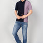 Vertical Stripe Pique Smart Fit Polo