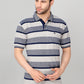 Pique Stripe Regular Fit Pocket Polo