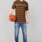 Pique Stripe Regular Fit Pocket Polo