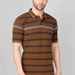 Pique Stripe Regular Fit Pocket Polo