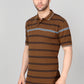 Pique Stripe Regular Fit Pocket Polo