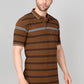 Pique Stripe Regular Fit Pocket Polo