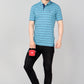 Pique Stripe Regular Fit Pocket Polo