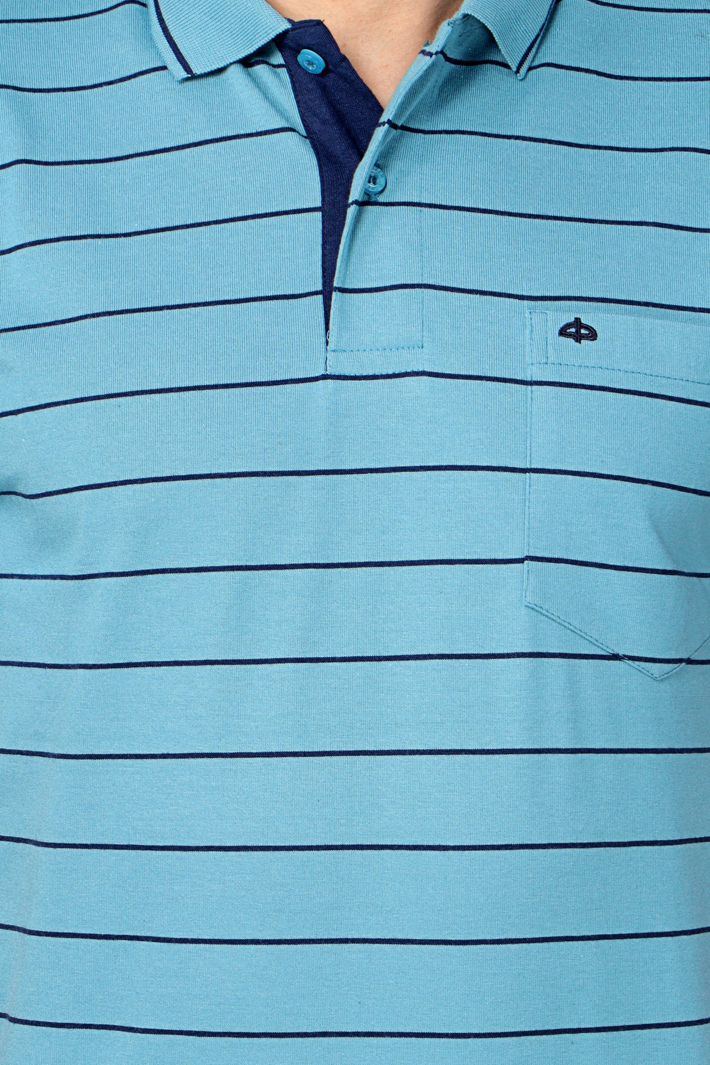 Single Jersey Stripe Regular Fit Pocket Polo