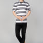 Pique Stripe Regular Fit Pocket Polo