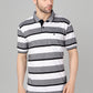 Pique Stripe Regular Fit Pocket Polo