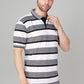 Pique Stripe Regular Fit Pocket Polo