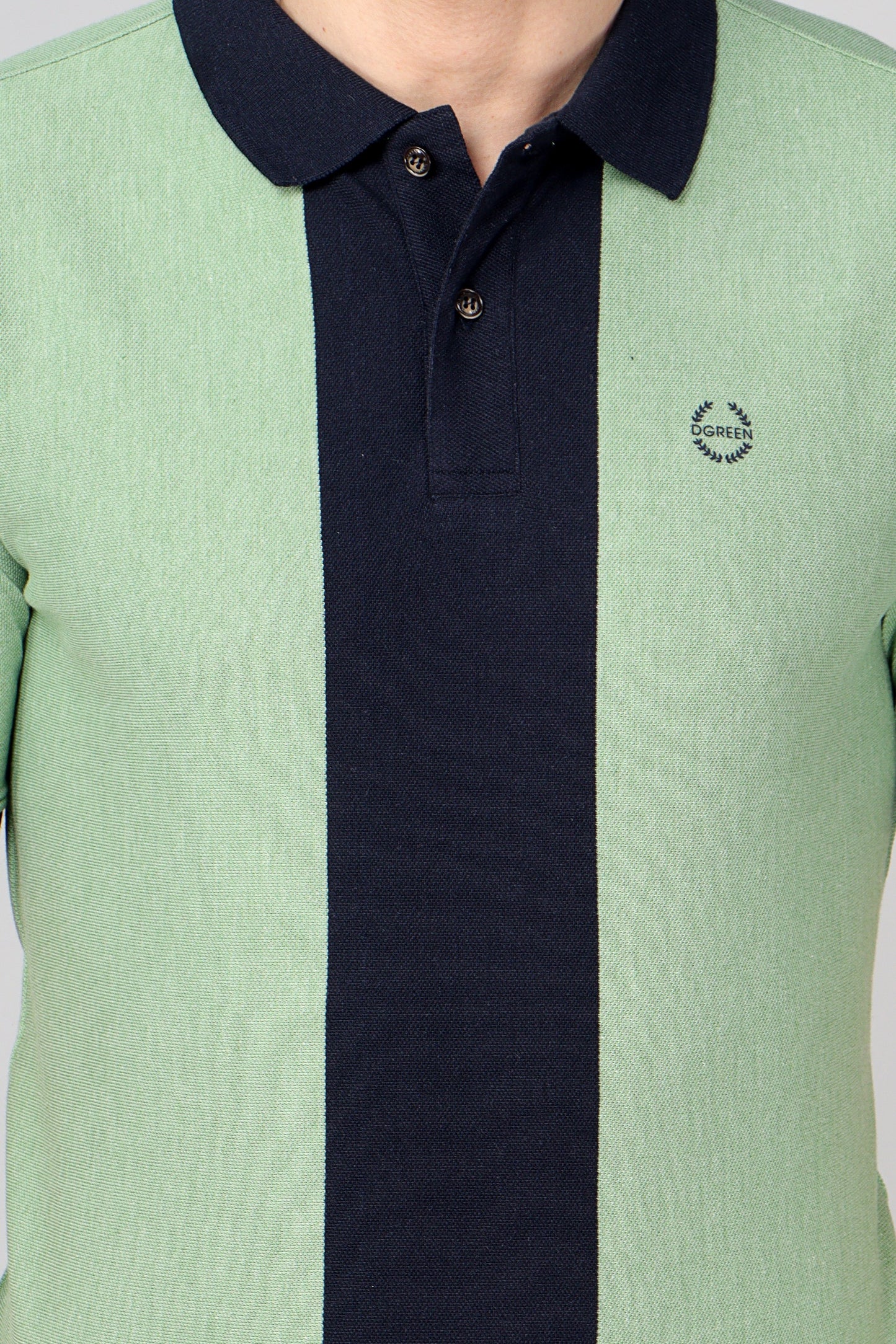 Vertical Stripe Pique Smart Fit Polo