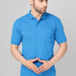 Pique Stripe Regular Fit Pocket Polo
